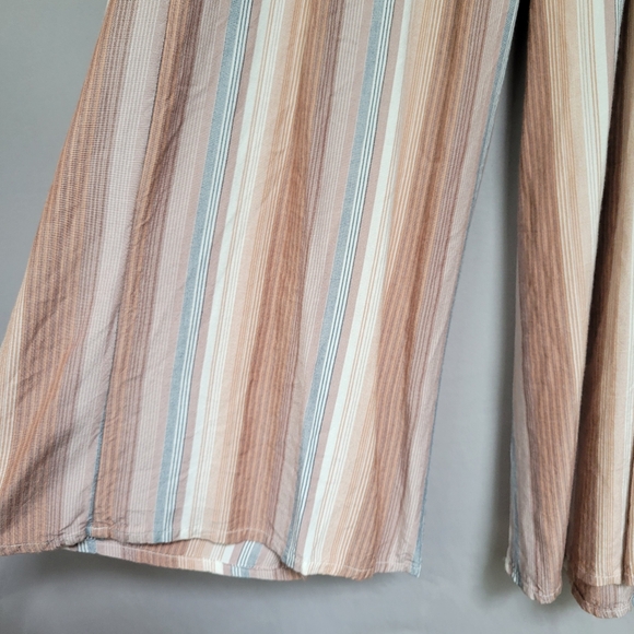 L Space Paulina Harmony Stripe Strapless Cover Up Jumpsuit S - Picture 12 of 13